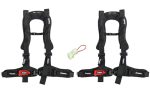 Dragonfire Racing 4-Point Harness 3  set with Honda Pioneer Override Plug **Special** Hot on Sale