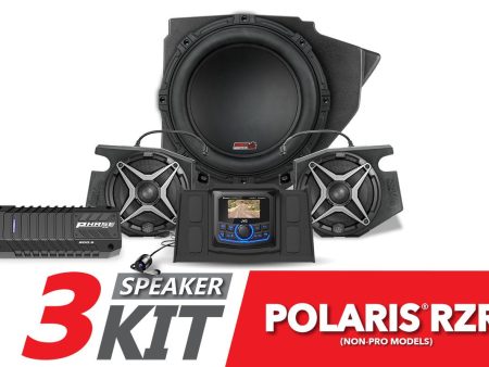 2014-2023 Polaris RZR V-Spec SSV Works 3-Speaker Plug-&-Play Kit with JVC For Discount