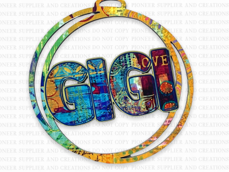 GiGi Car Charm Ornament & Transfer Sublimation Blank Online now