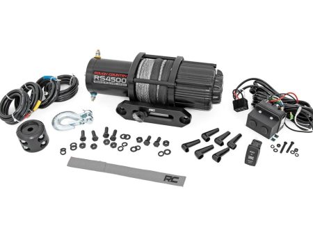 4500-LB Synthetic UTV Winch | Rough Country Online now