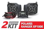 2018-Up Polaris Ranger XP1000 2-Speaker SSV Works Audio System For Discount