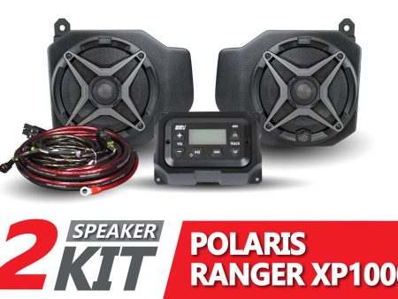 2018-Up Polaris Ranger XP1000 2-Speaker SSV Works Audio System For Discount