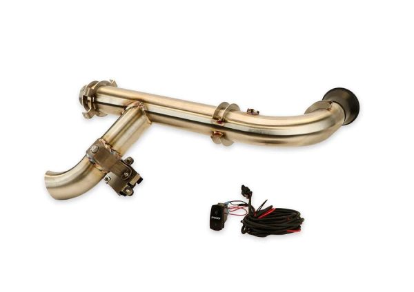 Can-Am Maverick X3 Side Piece Header Pipe with Electronic Cutout | Trinity Racing Online Sale