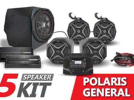 2016-2022 Polaris General Complete SSV Works 5-Speaker System Sale