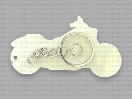 Motorcycle Keychain Sublimation Blank Sale