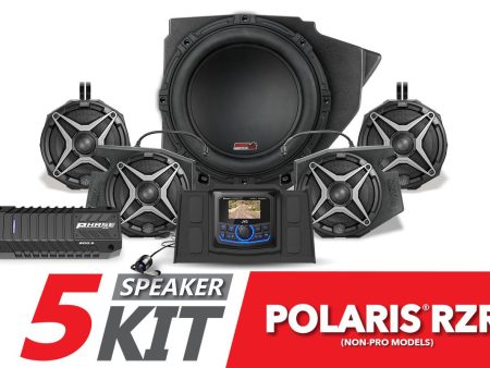 2014-2023 Polaris RZR A-Spec SSV Works 5-Speaker Plug-&-Play Kit with JVC Online Sale