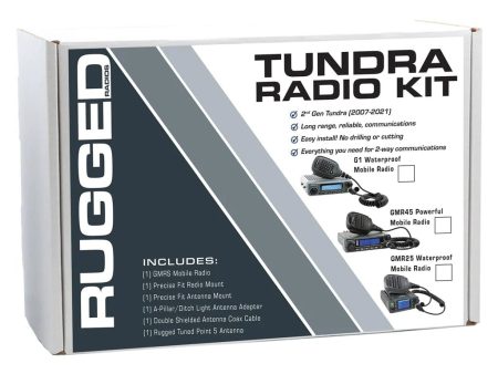 Toyota Radio Kit  GMRS Waterproof Mobile Radio for Toyota Tundra | Rugged Radios Online Hot Sale