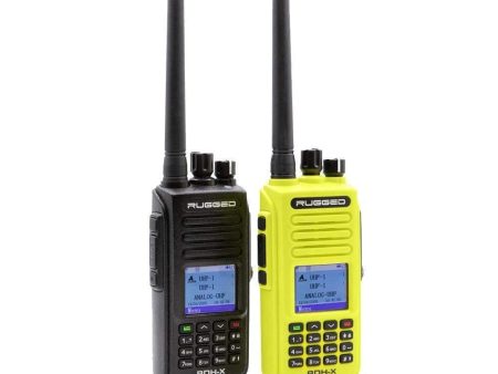 Rugged Radios RDH-X Waterproof UHF VHF Radio Fashion