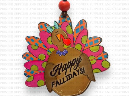 Girl Turkey Ornament Sublimation Blank | Exclusive Pixel Pops Online Hot Sale