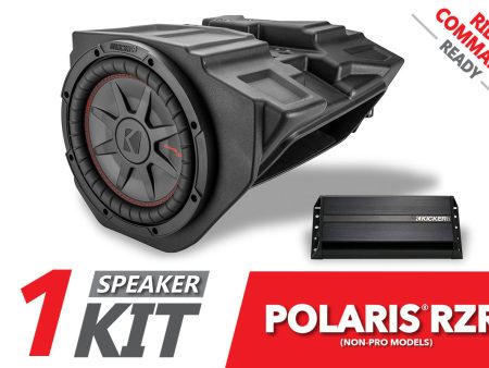 2014-2023 Polaris RZR Kicker 10in Subwoofer Plug-&-Play Kit for Ride Command For Cheap