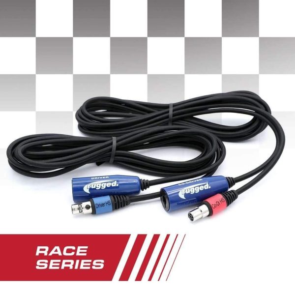 OFFROAD 12  RACE SERIES Straight Cable to Intercom Driver and Co-Driver Online Sale