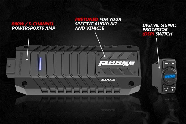 2014-2023 Polaris RZR A-Spec SSV 5-Speaker Plug-&-Play System for Ride Command Fashion