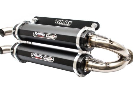 RZR Turbo   S Slip On Exhaust System | Trinity Racing Online Sale