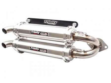 Trinity Racing RZR XP 1000 DUAL SLIP-ON Stage 5 Exhaust 2015+ Models Online Sale