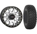 System 3 Beadlock Wheels Package 4 137 Wheels with 32  RT320 Race and Trail Tires Supply