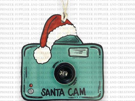 Santa Cam Ornament Sublimation Blank Fashion