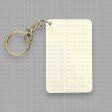 Book Bag Keychain Sublimation Blank For Sale