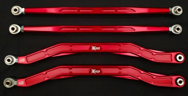 4-Pack Polaris RZR 64  High Clearance Radius Arms 7075 2017.5+ Supply