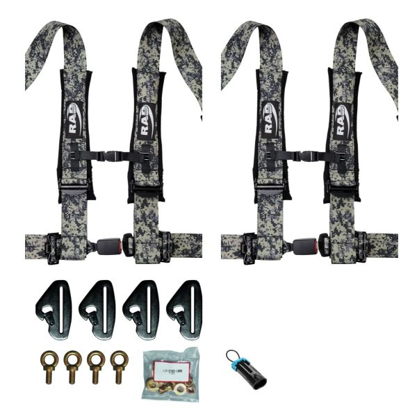 CAN-AM X3 4-Point Harness Quick Release Auto Latch Harness Kit | Rad UTV Parts Sale