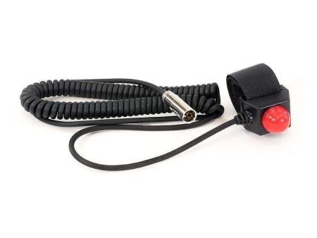 Velcro Mount Steering Wheel Push to Talk (PTT) with Coil Cord  for Car Harnesses For Discount