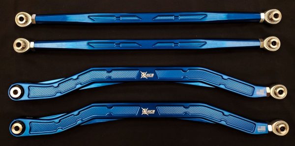 4-Pack Polaris RZR 64  High Clearance Radius Arms 7075 2017.5+ Supply