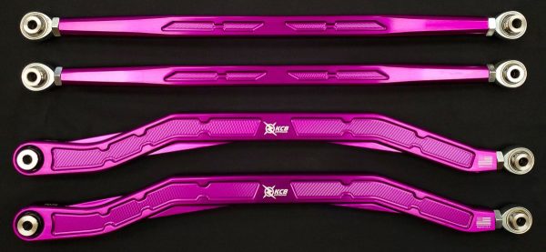 4-Pack Polaris RZR 64  High Clearance Radius Arms 7075 2017.5+ Supply