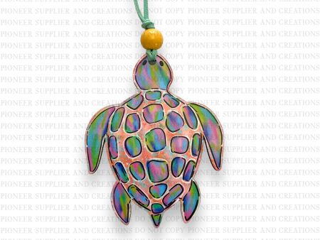 Sea Turtle Ornament Sublimation Blank | Exclusive Pixel Pops For Sale