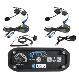 Rugged Radios RRP696 Gen1 Intercom with Alpha Audio Helmet Kits *Door Buster* For Discount