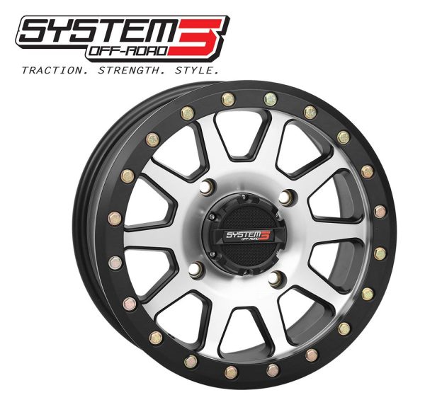 System 3 Beadlock Wheels Package 4 137 Wheels with 32  RT320 Race and Trail Tires Supply