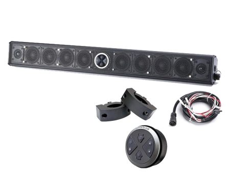 PowerBass XL-1000 Power Sports Sound Bar with Free Roll Bar Clamps an Wired Remote Online now