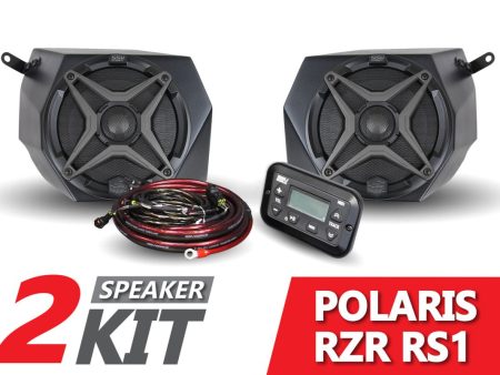 2018+ Polaris RZR RS1 2-Speaker Audio Kit Online Sale