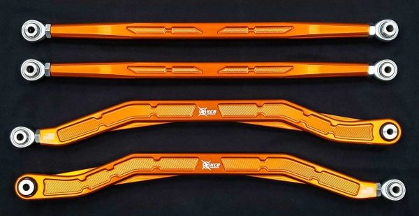 4-Pack Polaris RZR 64  High Clearance Radius Arms 7075 2017.5+ Supply