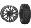 System 3 Beadlock Wheels Package 4 137 Wheels with 32  RT320 Race and Trail Tires Supply