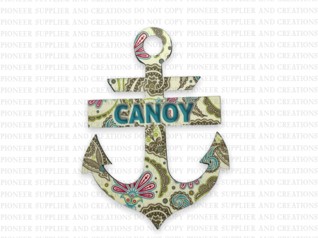 Anchor | Name Plate | Shaped MDF Sublimation Blanks Hot on Sale