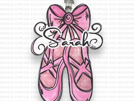 Ballet Slippers Bag Tag Sublimation Blank Cheap