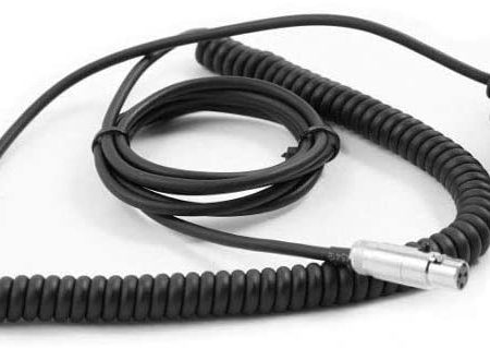 HD Coil Cord Velcro PTT for Rugged Radios Intercoms Fashion