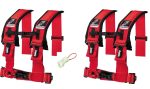 Dragonfire Racing 4-Point Harness 3  set with Honda Pioneer Override Plug **Special** Hot on Sale