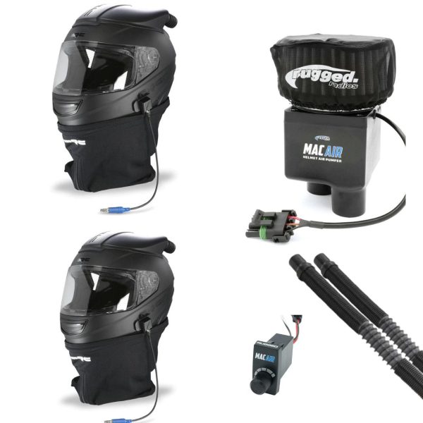 Mac Air Two Person Air Pumper system Wired Side Air MRC Pumper Helmets | Rugged Radios Fashion