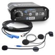 2 Person - RRP696 Gen1 Bluetooth Intercom with Super Sport Cables and Helmet Kits | Rugged Radios *Clearance* For Sale