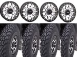 System 3 Beadlock Wheels Package 4 137 Wheels with 32  RT320 Race and Trail Tires Supply