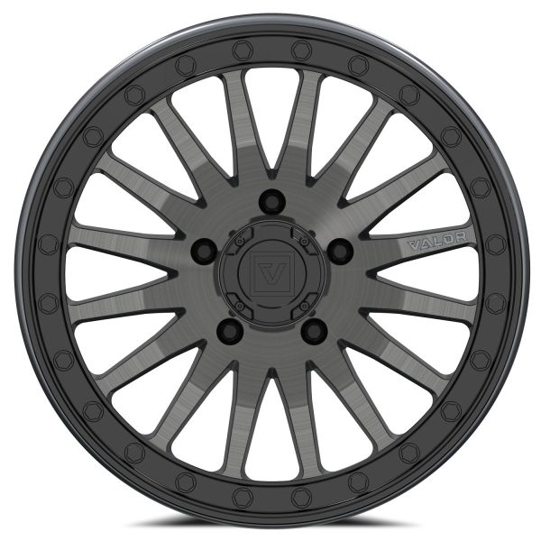 V06 Brushed Gunmetal 5x4.5 | Valor Offroad Online Sale