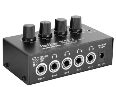 On-stage HA4000 Four-Channel Headphone Amp Fashion