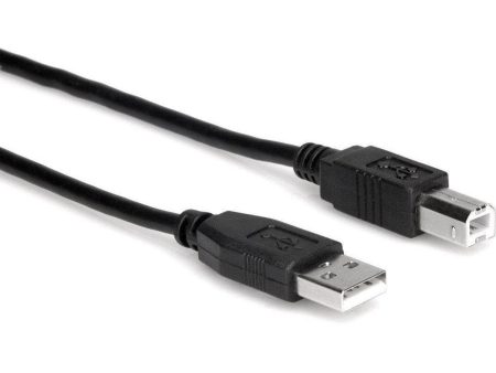 Hosa High Speed USB Cable Type A to Type B, USB210AB Fashion