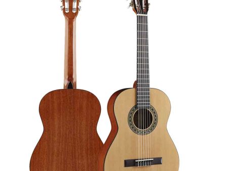 Austin AC340N Classical Guitar - 4 4 Size Online Sale