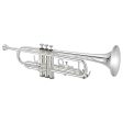 Jupiter JTR700SA Silver Plated Trumpet With Case on Sale