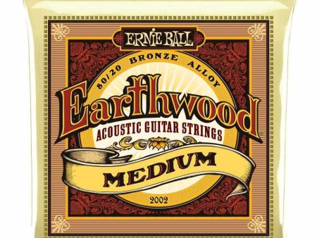 Ernie Ball 2002 Earthwood Medium 80 20 Acoustic 13-56 Fashion