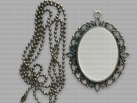 Antique Ornate Sublimation Necklace Blank For Cheap