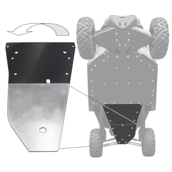 Can-Am Maverick X3 UHMW Rear Skid Plate on Sale