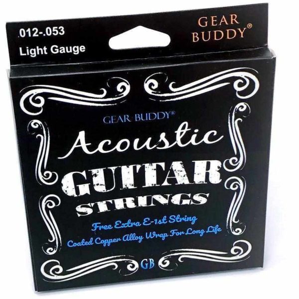 Coated Acoustic Guitar Strings Light Gauge - Extra High E Online