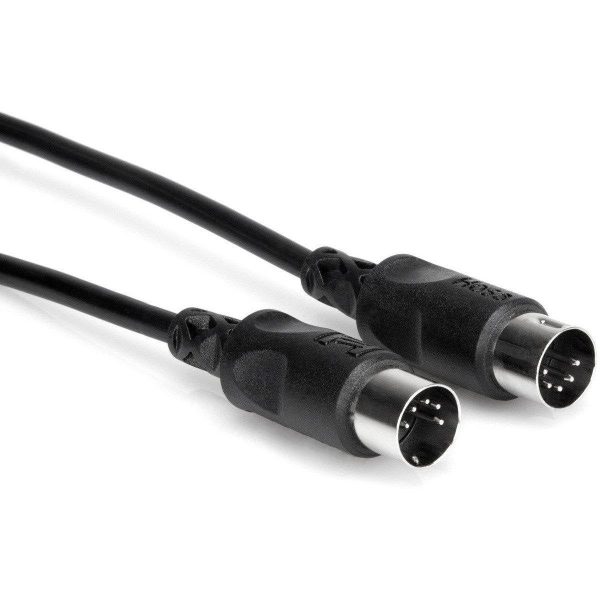 Hosa MIDI Cable 5-pin DIN to Same, MIDI315BK For Sale